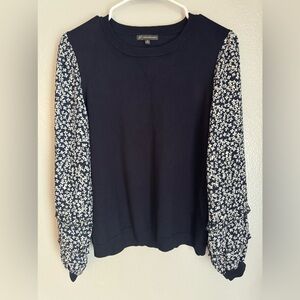 Adriana Papell Blue Top Size Medium